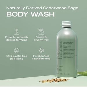 Naturally Derived Ingredients & Jojoba Oil| Clean, Vegan, Sulfate Free body wash